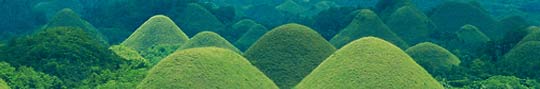 Philippines.Chocolate Hills.Bohol ©  Department of Tourism of the Republic of the Philippines