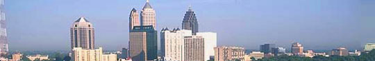 USA.Georgia.Atlanta Aerial Skyline © Georgia Departament of Industry, Trade & Tourism.