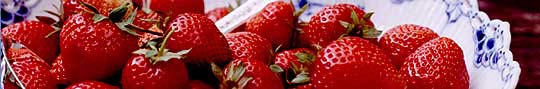 Denmark.Strawberries in Royal Porcelen © Danish Tourist Board