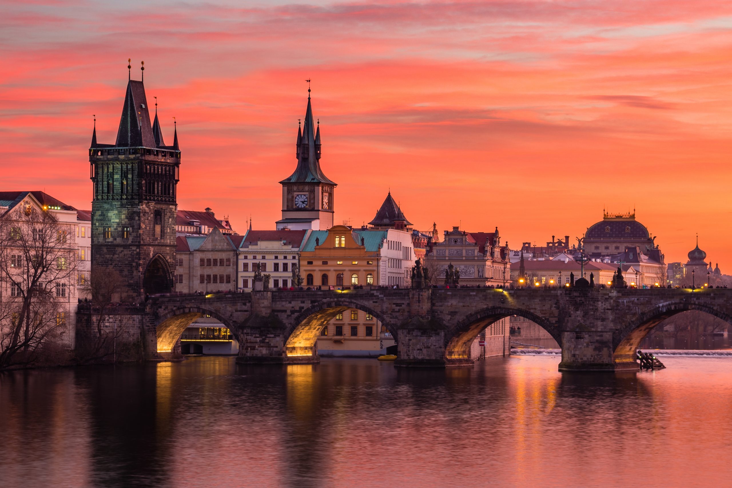 In the Czech Republic, Prague is considered one of the best Christmas towns to visit at this time of year. 