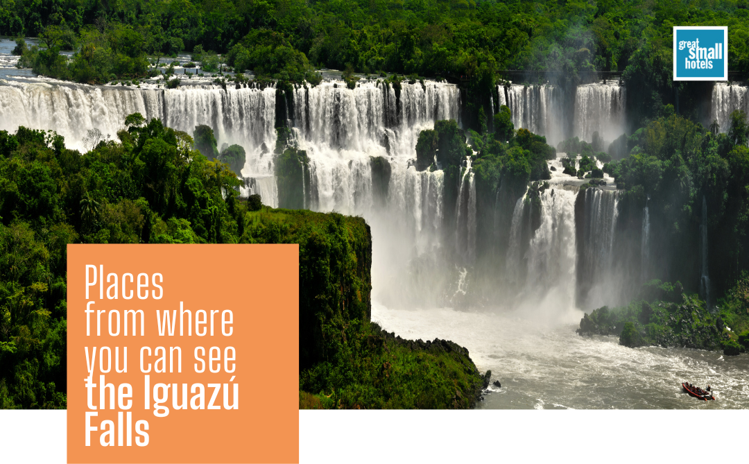 Places from where you can see the Iguazú Falls