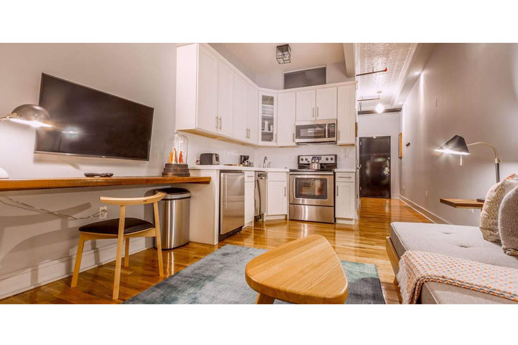 Deluxe Loft Suite with Patio - Franklin Guesthouse - New York City