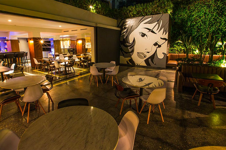 Exterior Dining Room - Hotel Gauthier - Casablanca