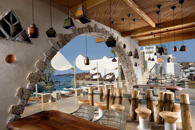 Bar & Sunset Louge - Kensho Boutique Hotel and Suites - Mykonos