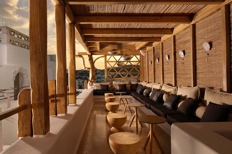 Bar & Sunset Louge - Kensho Boutique Hotel and Suites - Mykonos