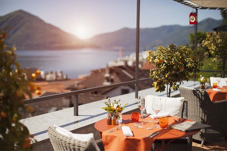 Terrace - Art-Hotel-Riposo - Ascona