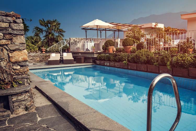 Swimming-Pool - Art-Hotel-Riposo - Ascona