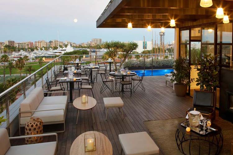 Rooftop Terrace - Hotel The Serras - Barcelona