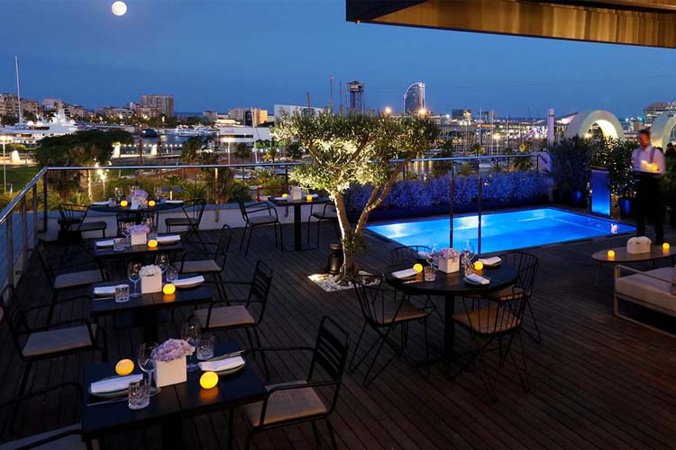 Rooftop Terrace - Hotel The Serras - Barcelona