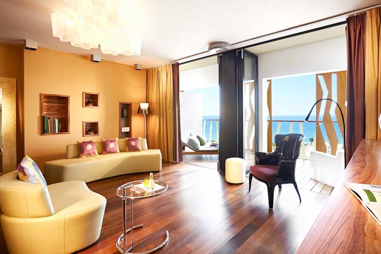 Sky Suite Living Room Gold - Bohemia Suites & Spa - Maspalomas