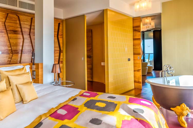 Sky Suite Bedroom Bathroom - Bohemia Suites & Spa - Maspalomas