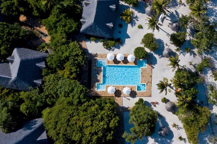 Aerial View - Tikitam Palms Boutique Hotel - Pongwe