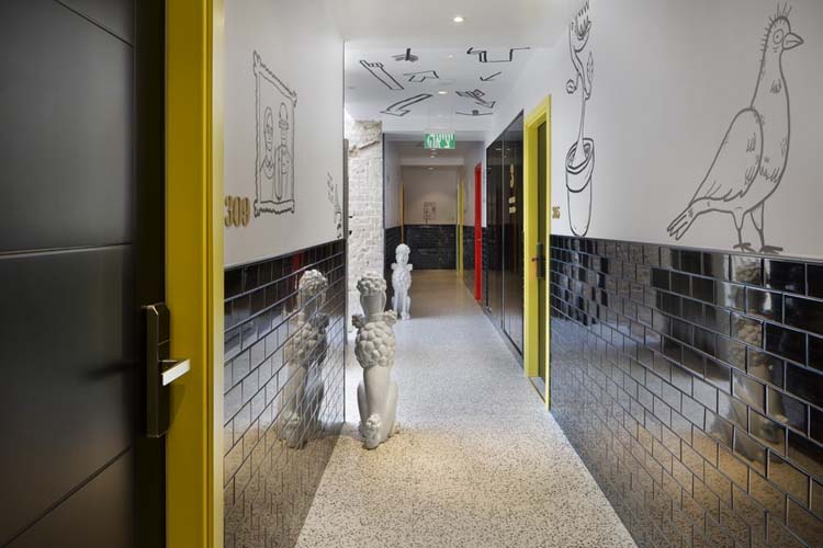 Corridor - Cucu Hotel - Tel Aviv