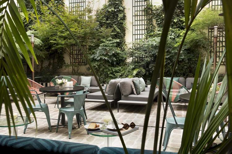 Terrace - Hotel Saint Marc - Paris
