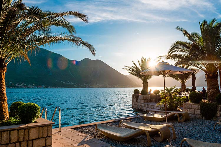 Private Beach - Forza Mare Hotel and Restaurant - Kotor