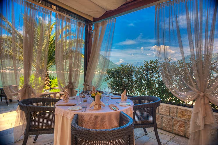 Terrace - Forza Mare Hotel and Restaurant - Kotor