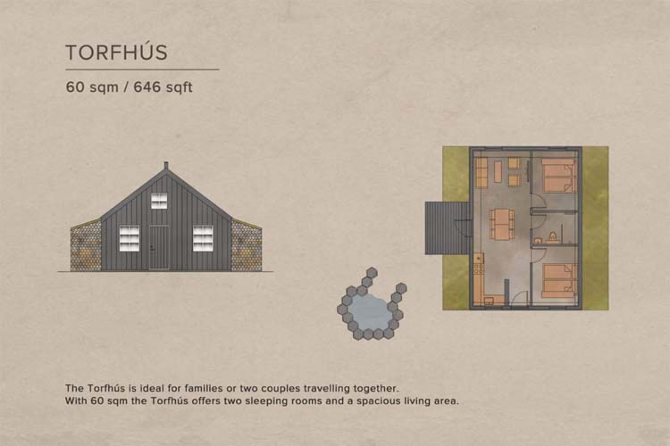  TORFHÜS Accommodates up to 4 guests - Torfhus Retreat - Selfoss