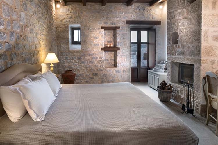 Executive Double with fireplace - Petra & Fos Boutique Hotel & Spa - Itylo