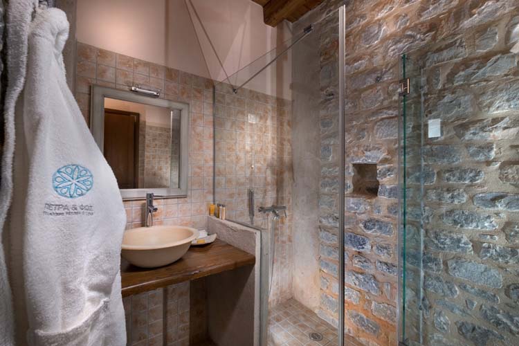 Executive Double with fireplace - Petra & Fos Boutique Hotel & Spa - Itylo