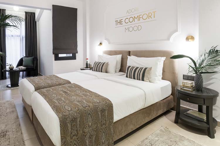 Standard Twin Room - The Mood Luxury Rooms - Thessalonique
