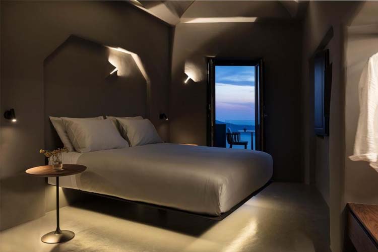 Honeymoon Suite Sunset View with Indoor Jetted Pool - Kivotos Santorini - GRECIA