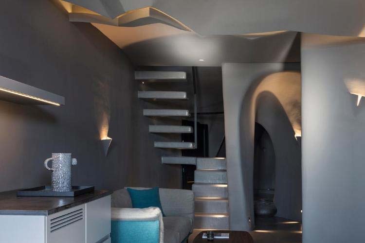 Honeymoon Suite Sunset View with Indoor Jetted Pool - Kivotos Santorini - GRECIA