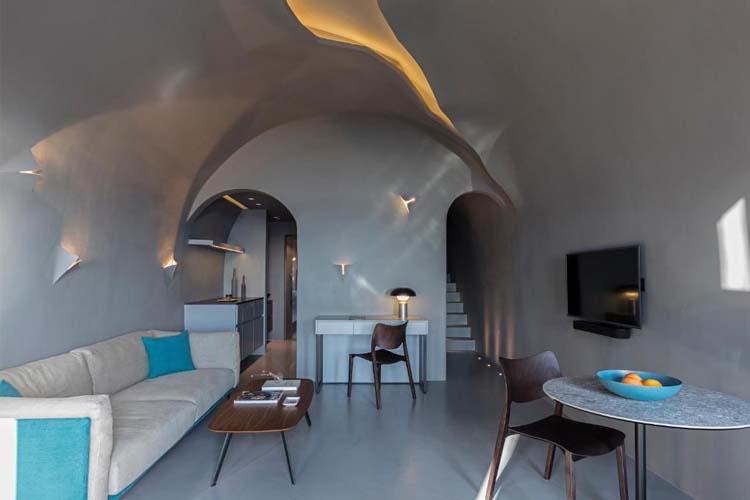 Executive Suite Sunset View with Outdoor Jetted Pool - Kivotos Santorini - GRECIA