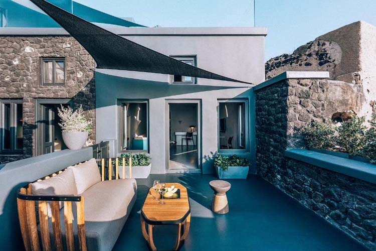 Executive Suite Sunset View with Outdoor Jetted Pool - Kivotos Santorini - GRECIA