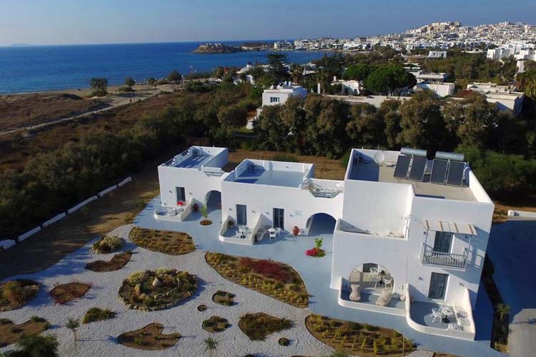 Aerial View - Crystal Mare Suites - Naxos