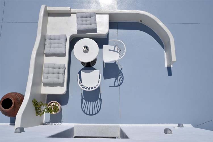 Terrace - Crystal Mare Suites - Naxos
