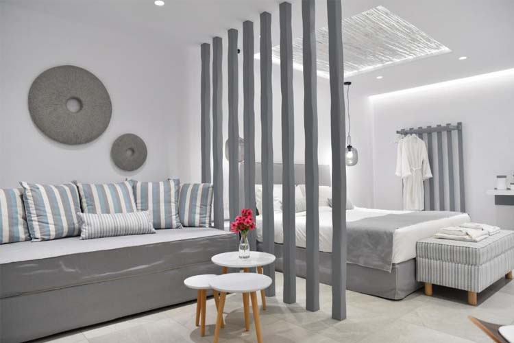 Deluxe Suite with Sea View - Crystal Mare Suites - Naxos