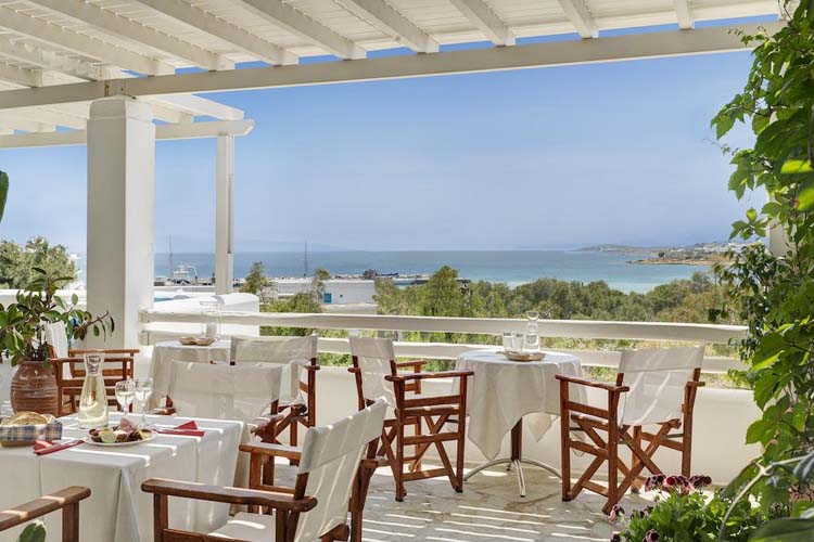 Terrace - Aloni Hotel - Piso Livadi