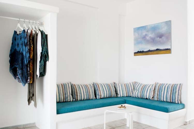 Family Room with Sea View - Aloni Hotel - Piso Livadi