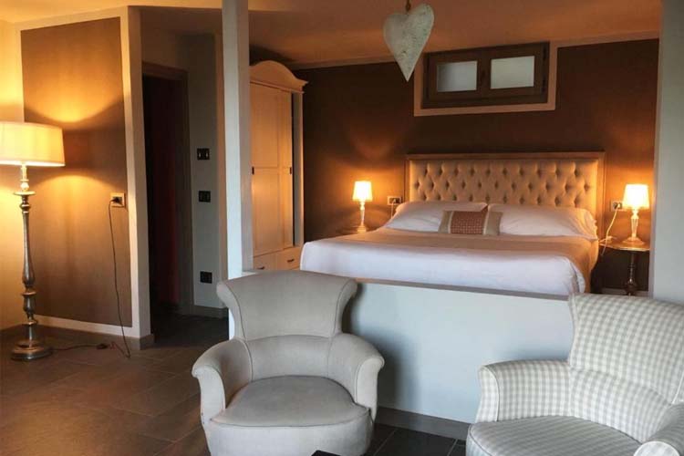 Superior Double Room with Garden - Agriturismo Tre Terre - Pianello del Lario