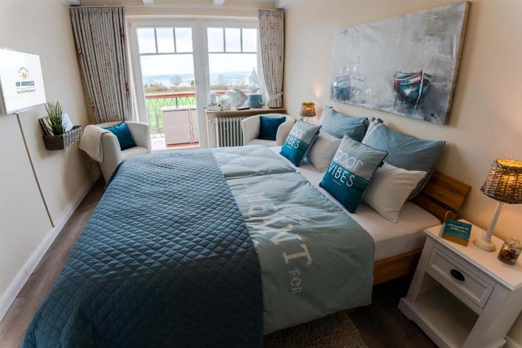 Double Room with Balcony and Sea View - Hof Norderlück - Steinberg