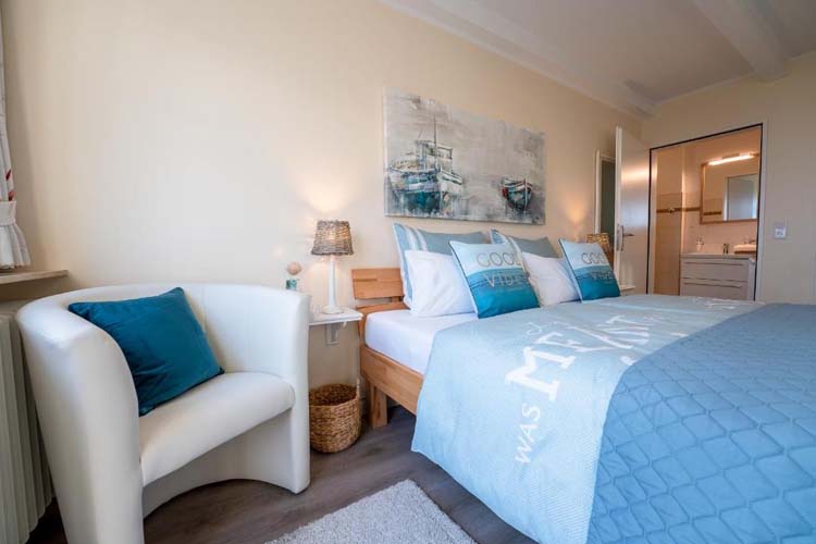 Double Room with Balcony and Sea View - Hof Norderlück - Steinberg