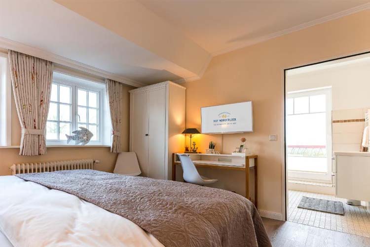 Double Room with Balcony and Sea View - Hof Norderlück - Steinberg