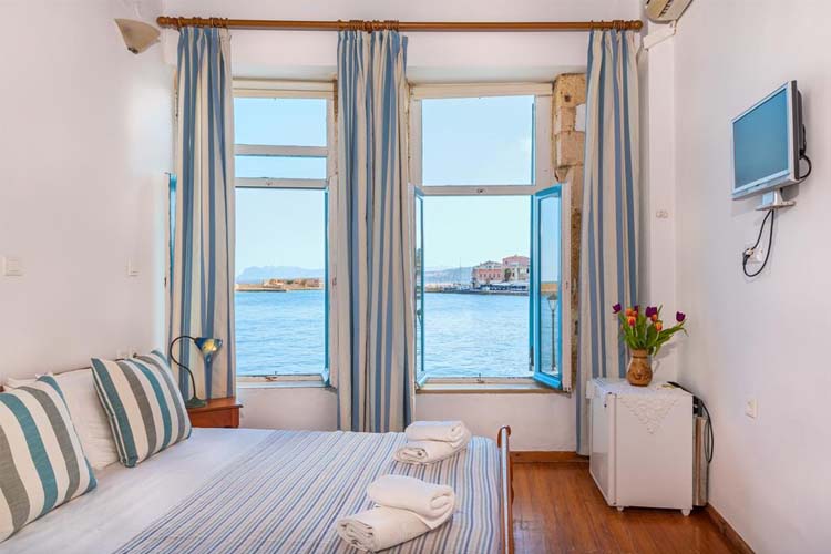 Standard Double Room with Sea View - Hotel Amphora - Chania