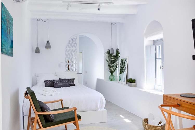 Superior Double Room with Sea View - Living Theros Luxury Suites - Kardiani 