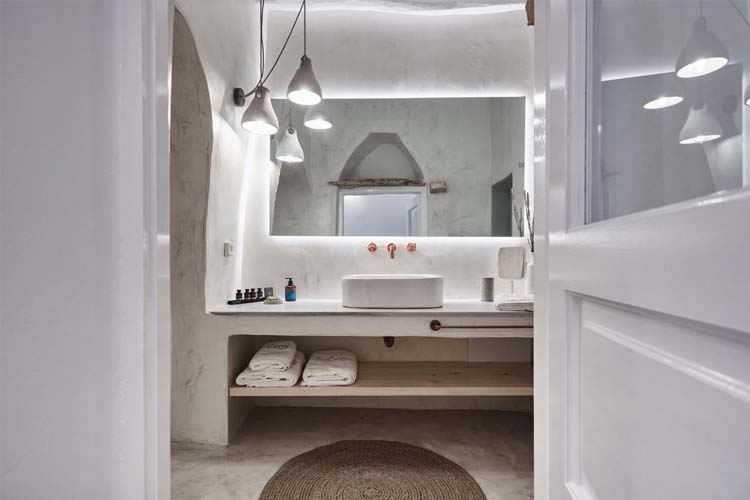 Suite with Sea View - Living Theros Luxury Suites - Kardiani 