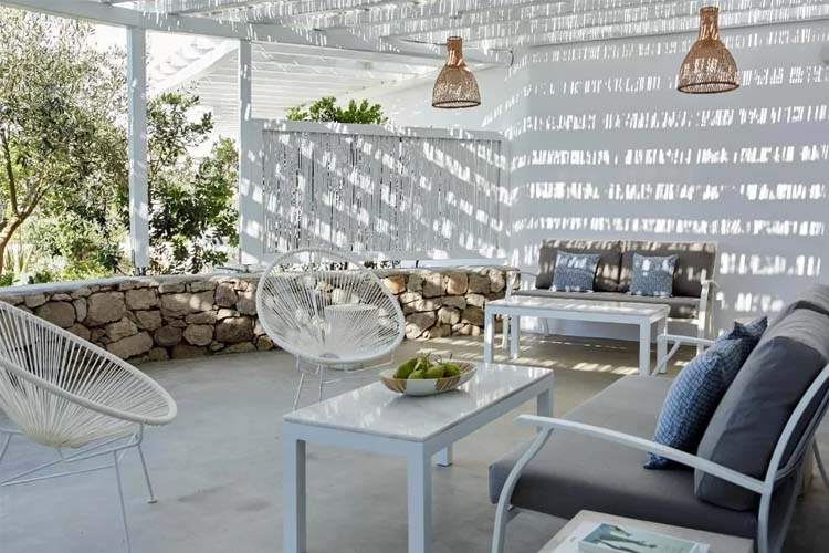 Terrace - Milos Breeze Boutique Hotel - Pollonia
