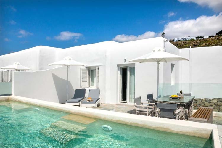 Two-Bedroom Apartment with Private Pool and Sea View - Amperian Mykonos Suites - Míkonos