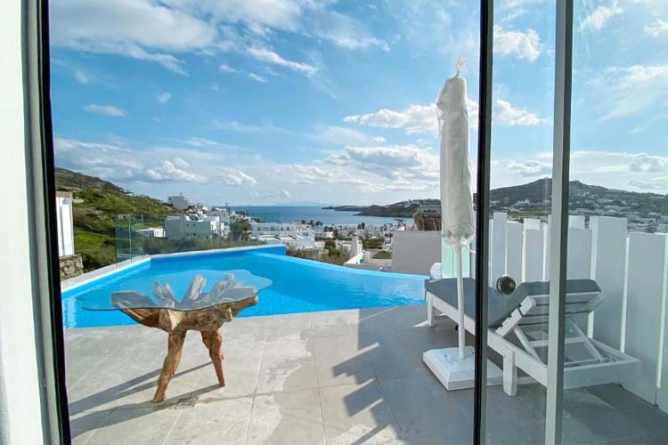 Superior Two-Bedroom Apartment Private Infinity Pool and Sea View - Amperian Mykonos Suites - Míkonos