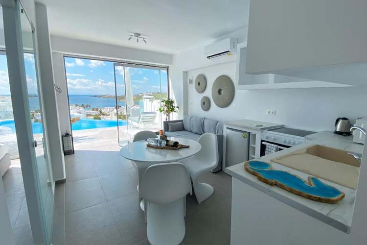 Superior Two-Bedroom Apartment Private Infinity Pool and Sea View - Amperian Mykonos Suites - Míkonos