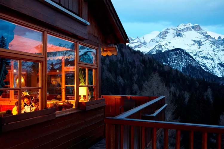 Terrace - Bio Hotel Hermitage - Madonna di Campiglio