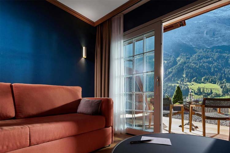 Suite with Eiger View - Boutique Hotel & Restaurant Glacier - Grindelwald