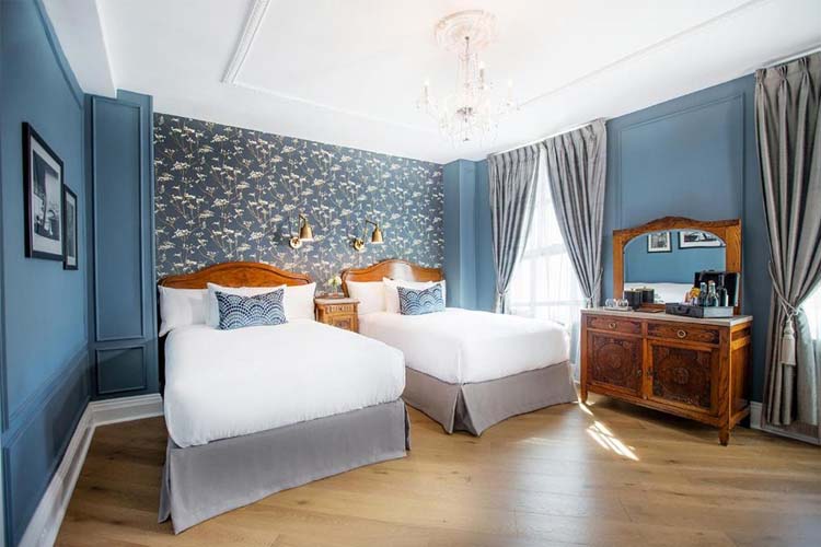 Classic Double Room with two double beds - The Culver Hotel - Culver City