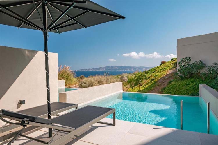 Honeymoon Suite with Private Pool - Milos Cove - Komia