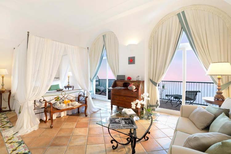 Junior Suite with Sea View - cliff side - Hotel Caesar Augustus - Capri, Ischia and Procida