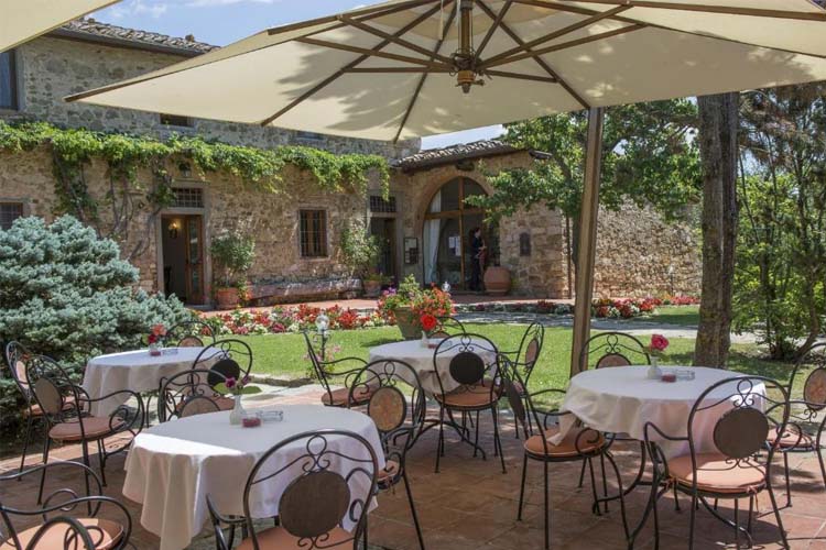 Terrace - Hotel Belvedere di San Leonino - Castellina in Chianti